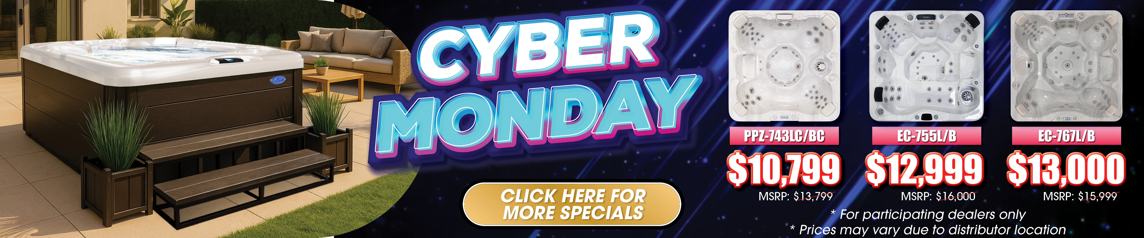 Calspas hot tub being used in a family setting - New York